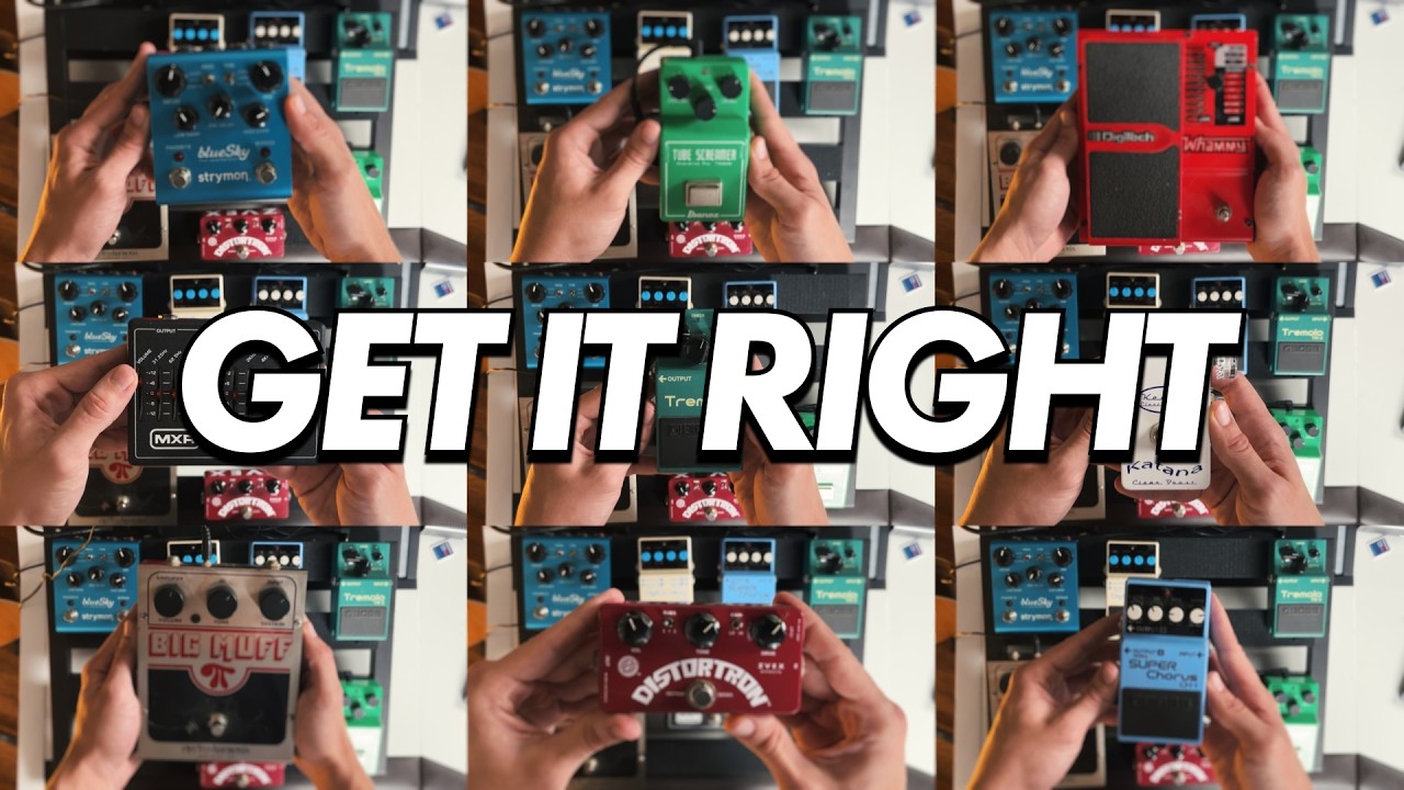 Guitar Pedal Order Guide for Perfect Tone | Signal Flow Essentials