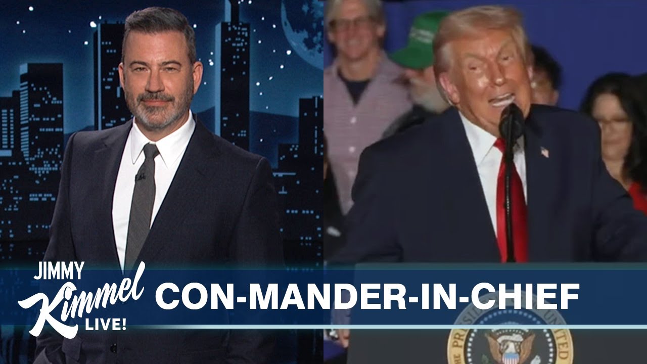 Kimmel Breaks Down Trump's Rambling Rally and Bizarre News