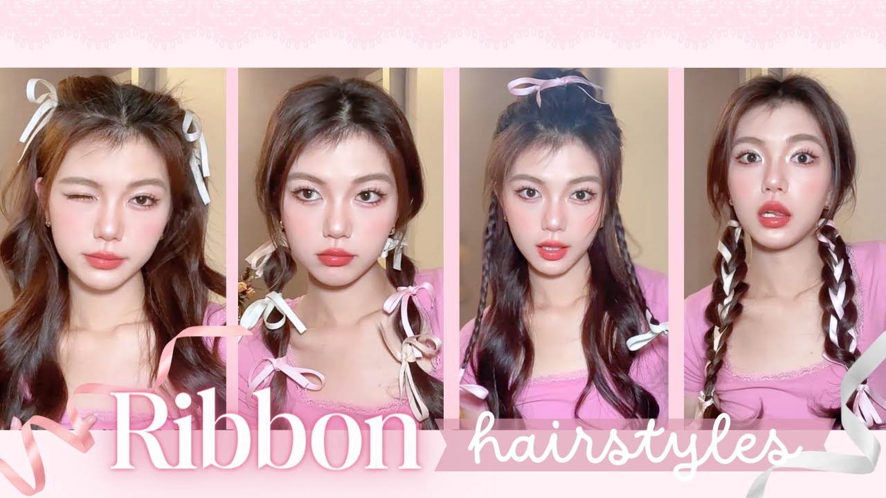4 Easy Ribbon Braid Hairstyles: Step-by-Step Tutorials