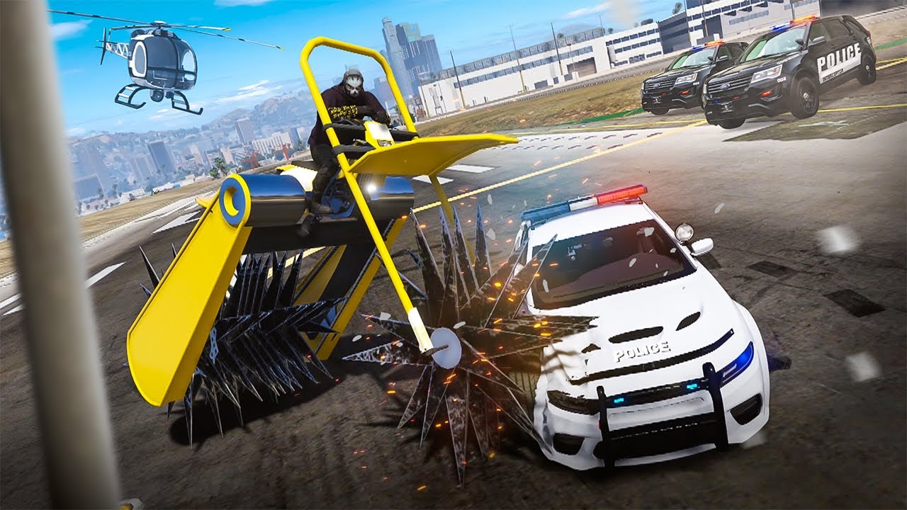 GTA 5 Police Evasion Tactics: Spike Bikes & Mountain Escapes