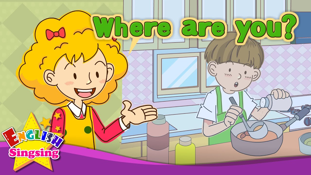 Fun English Location Song for Toddlers: Learn Rooms in a House