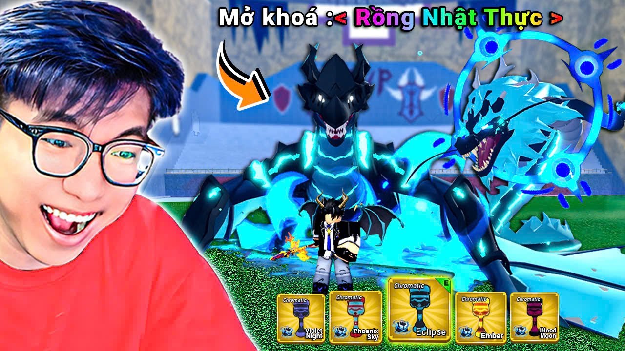 Roblox Block Fruit Christmas Event & Chromatic Eclipse Dragon Skin Review