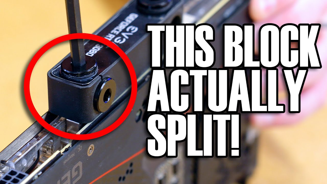 How to Repair a Cracked GPU Water Block With JB Weld