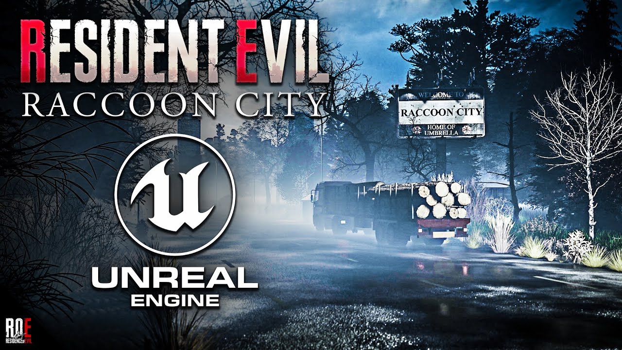 Resident Evil Raccoon City Recreated in Unreal Engine 5: Full-Scale Tour