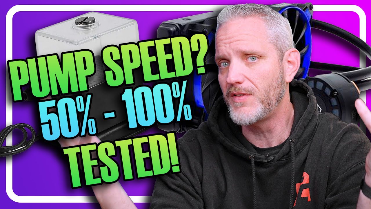 Optimal Water Cooling Pump Speed: Why 100% Isn't Ideal