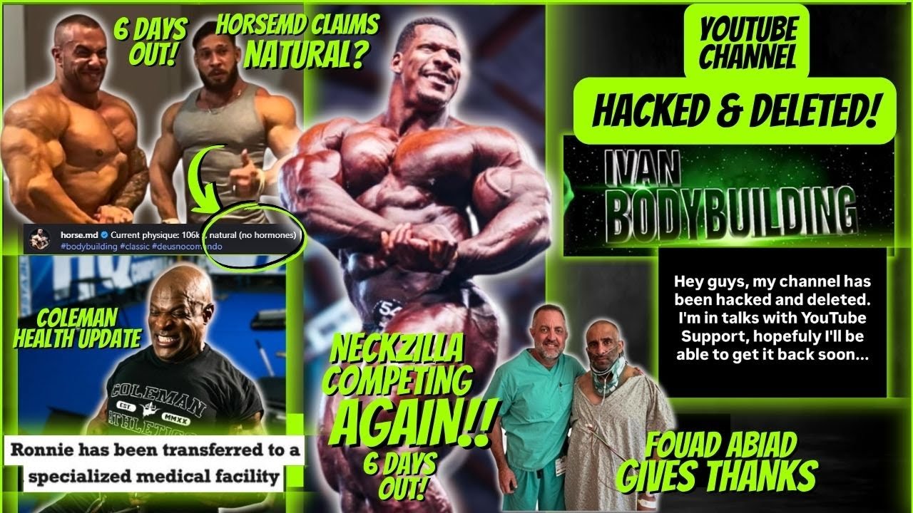 Bodybuilding Updates: Athlete Recoveries, Portugal Pro Rivalry, Hoss MD Controversy