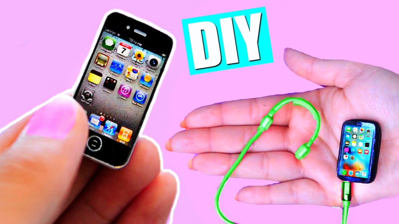 Miniature iPhone DIY: Craft with Styrofoam & Clay