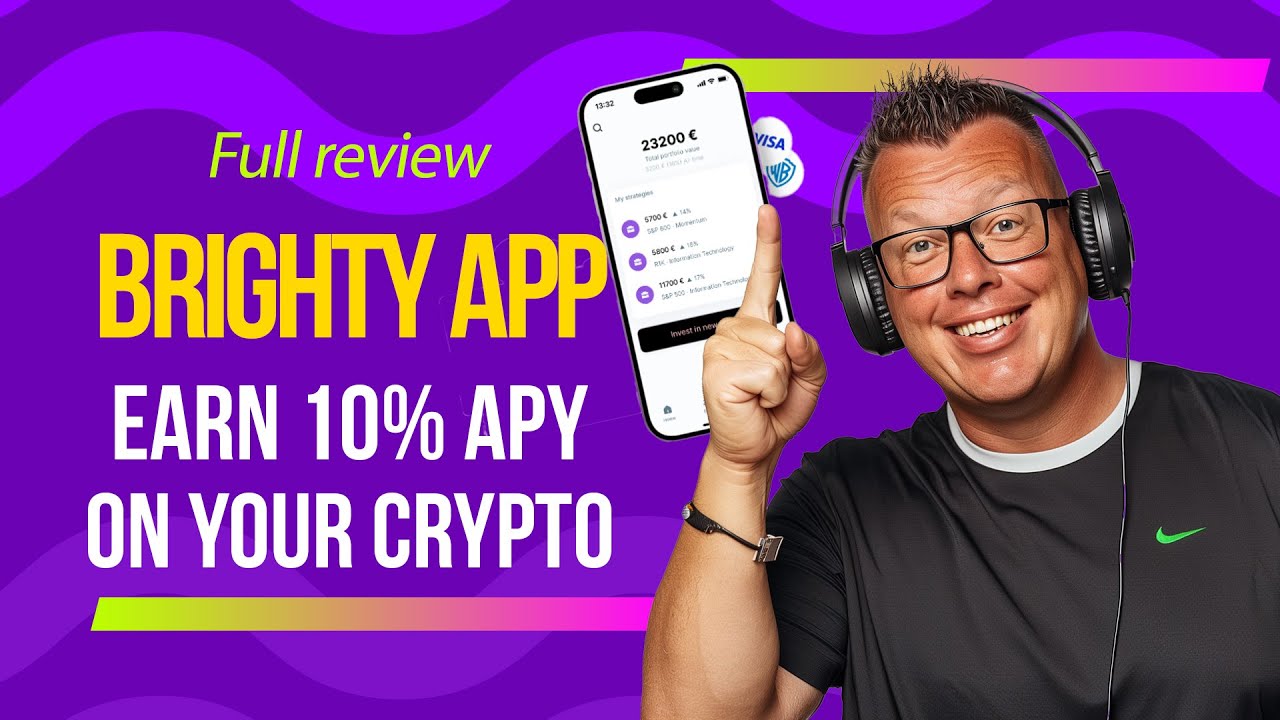 Brighty App Review: Earn 10% Crypto APY in Europe