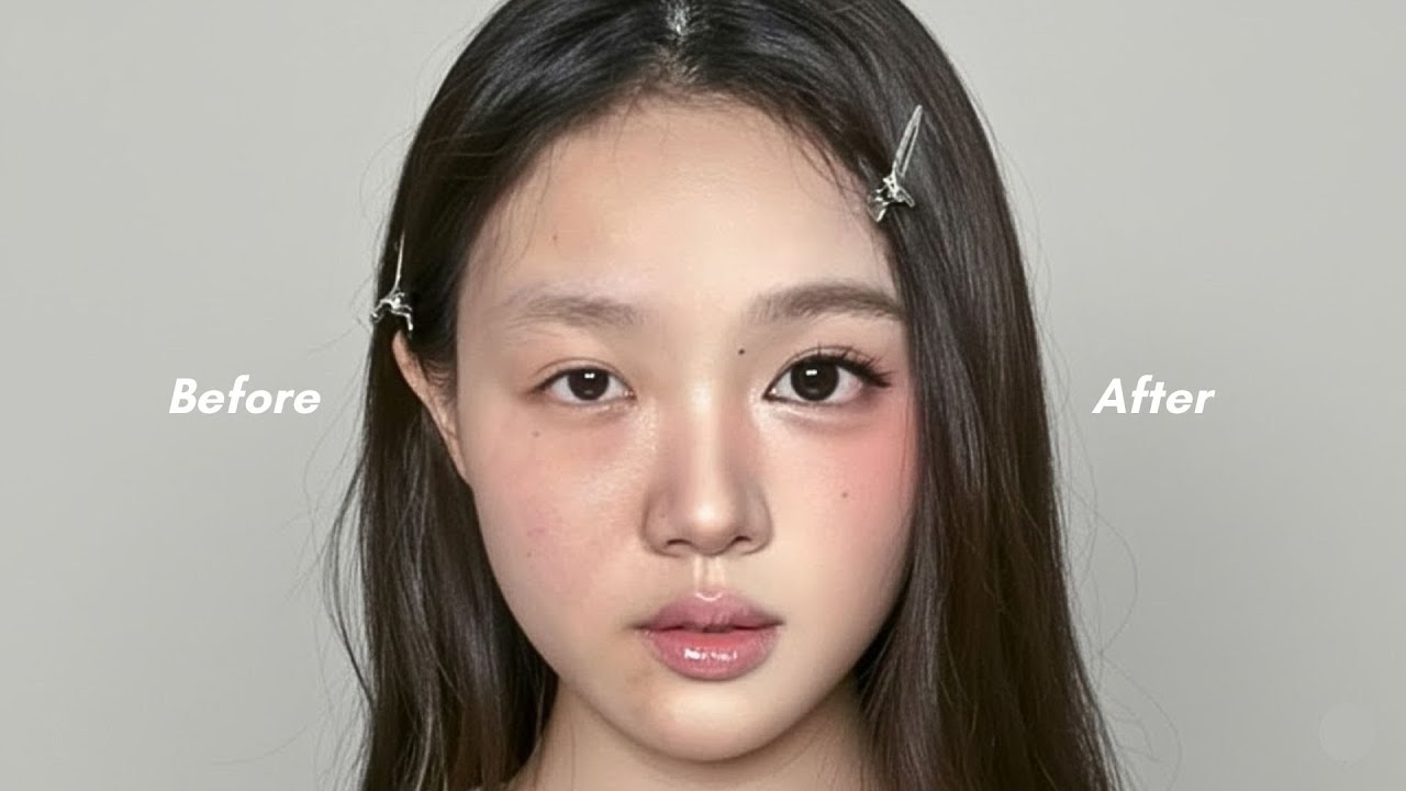 Wasian Water Glow Makeup for Round Faces: Natural Sculpting Guide