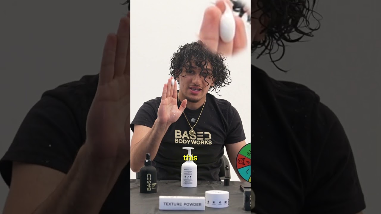 5-Minute Hair Challenge: Styling with Random Products