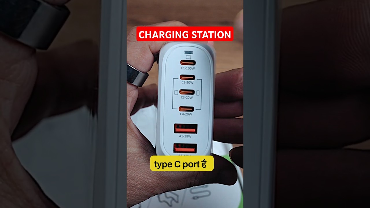 Ultimate 100W GaN Charging Station for Multi-Device Power