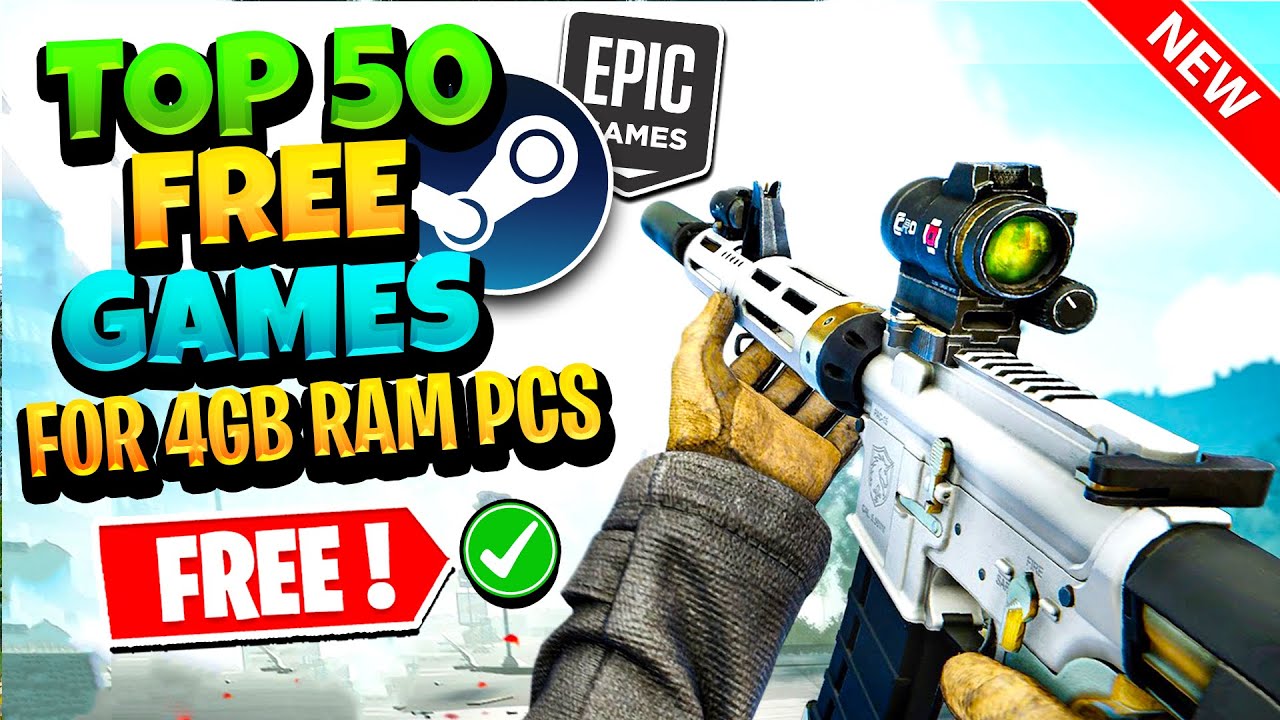 50 Free Games for 4GB RAM PCs: Play Smoothly in 2025