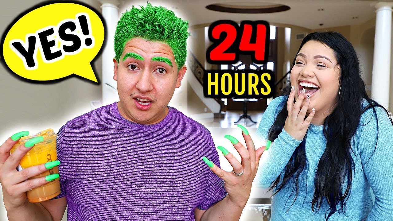 Couple's 24-Hour Yes Challenge: Nails, Hair & Tamales!