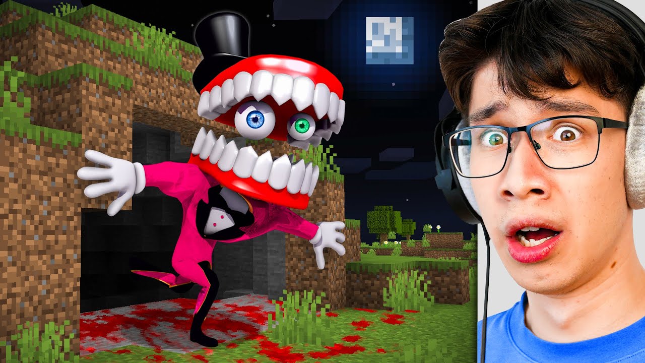Minecraft Prank Reveals Deep Clown Phobia Using Digital Circus