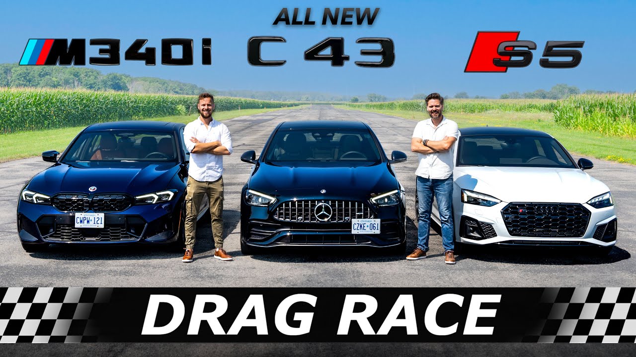 BMW M340i vs Audi S5 vs Mercedes-AMG C43: Performance Tested