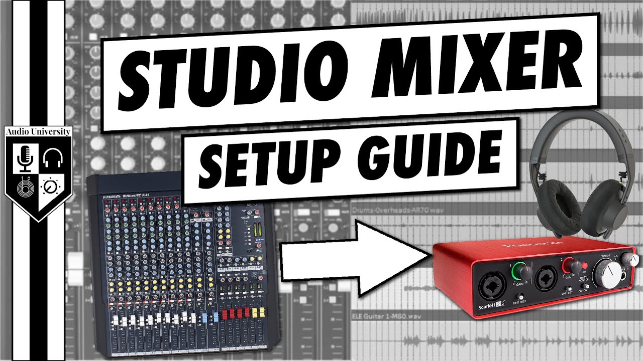 3 Pro Studio Mixer Applications Explained
