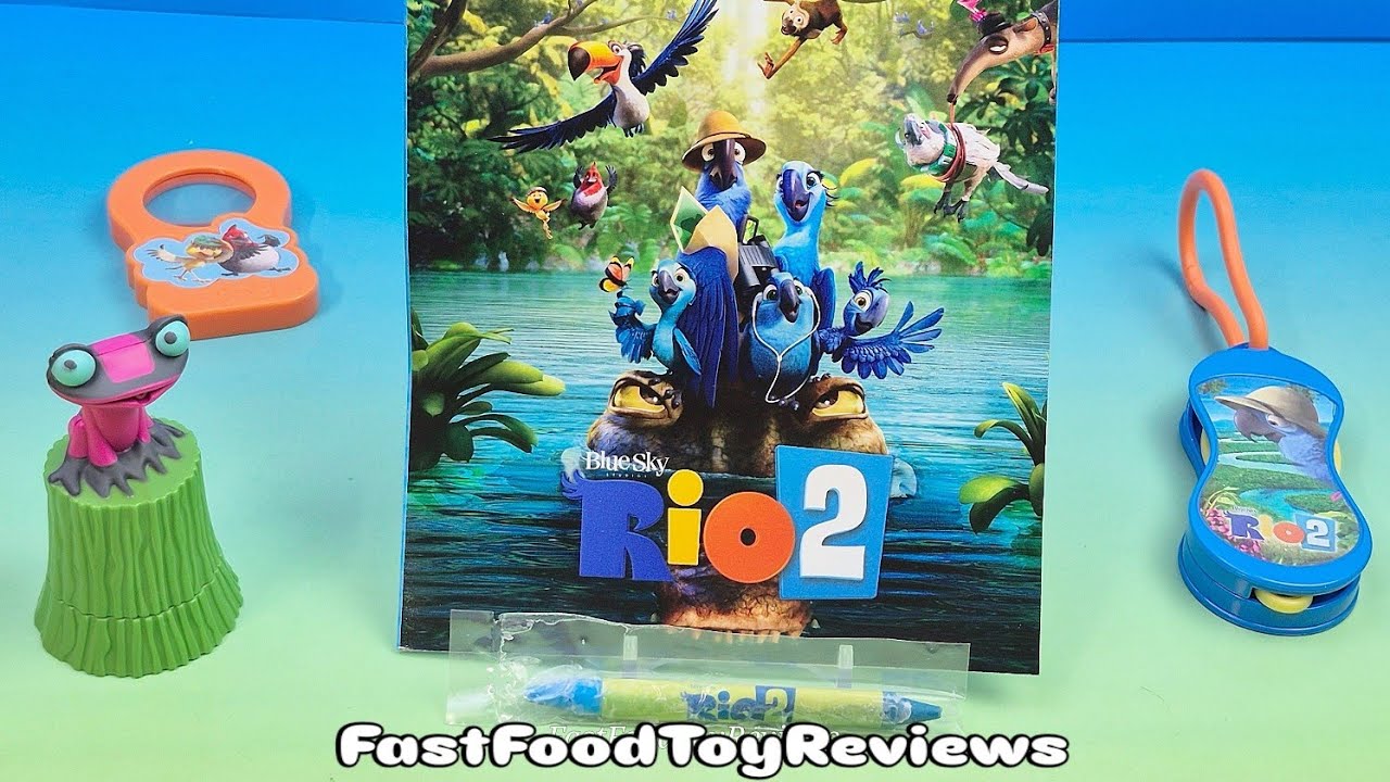 Vintage 2014 Rio 2 Carl's Jr Toy Set Review & Collector's Guide