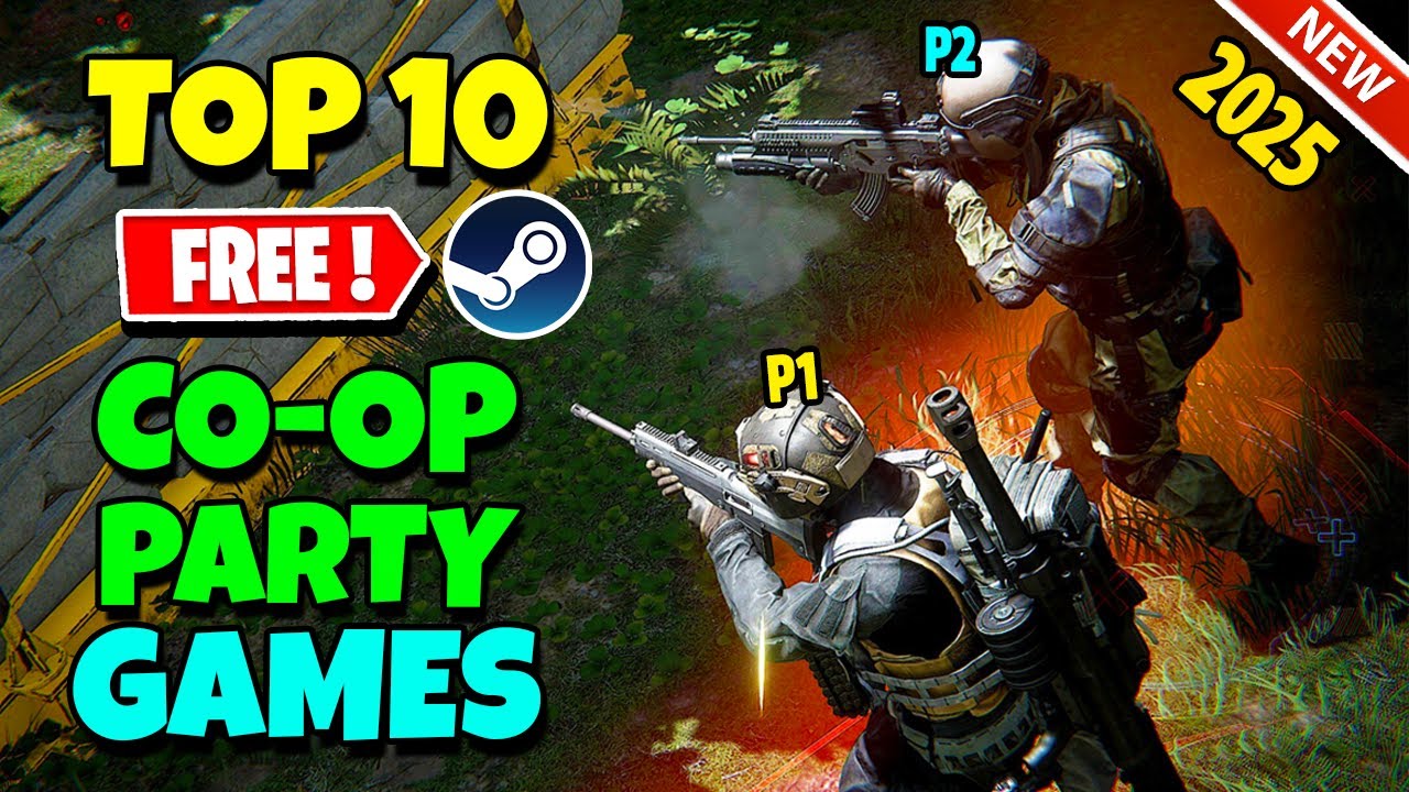 Top 10 Free Co-op Party Games to Play With Friends (2025)