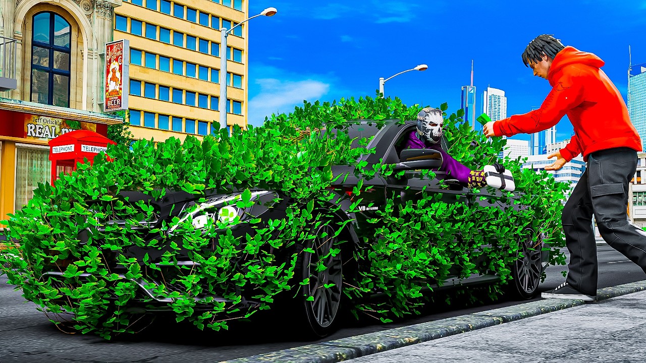 Shape-Shifting Plant Car: Ultimate GTA Evasion Strategy?