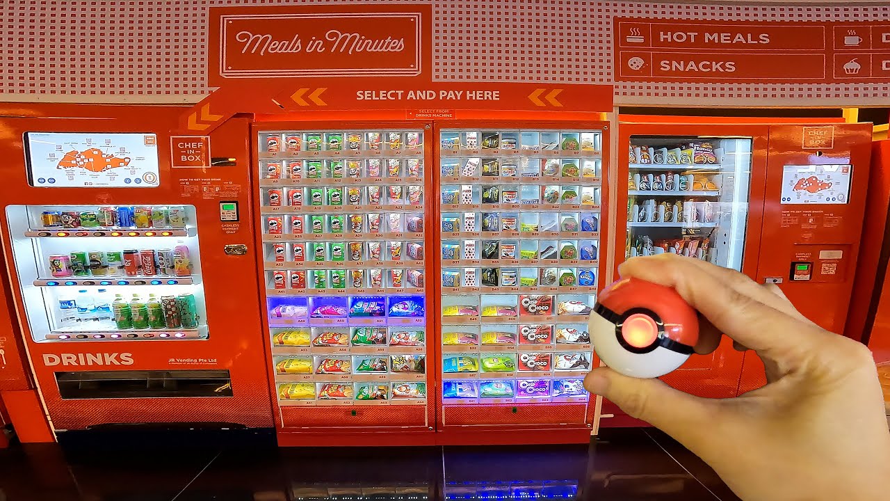 Singapore's Cool Vending Machines: Hot Meals & Fresh Treats