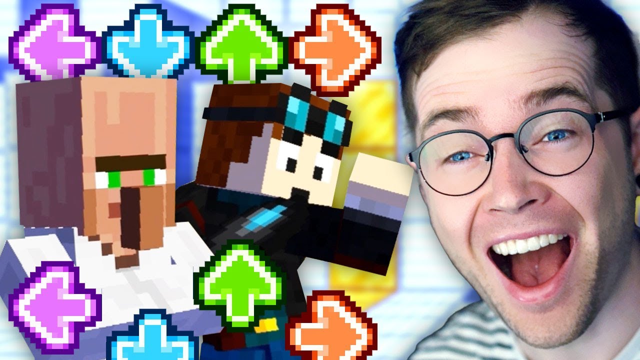 DanTDM Plays Custom FNF Mod: Gameplay & Reactions