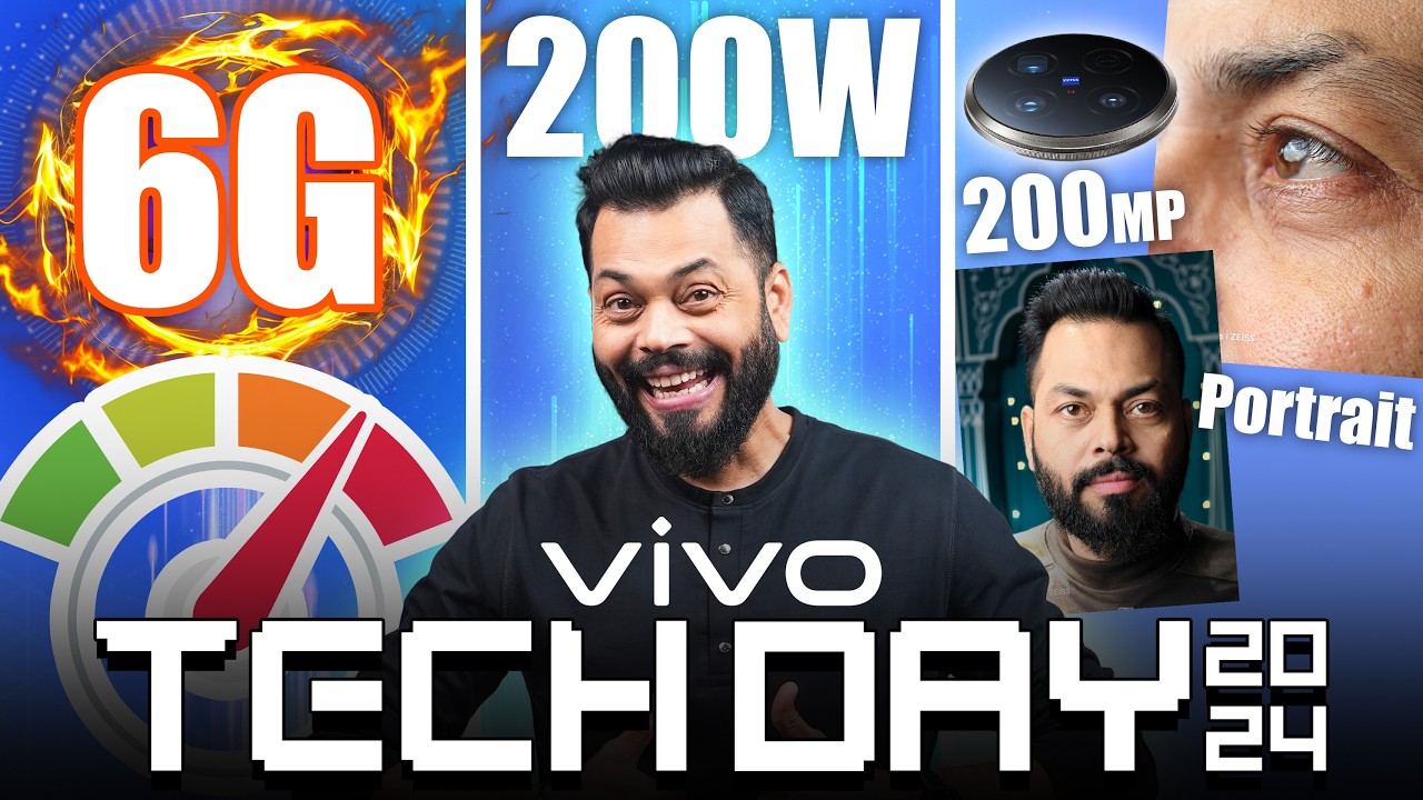 Vivo Tech Day 2024: 6G, AI Cameras & Ultra-Fast Charging Revealed