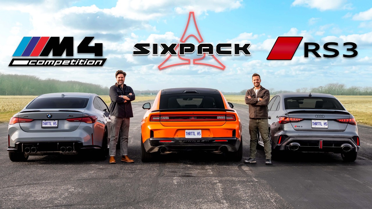 Dodge Charger vs BMW M4 Drag Race: Power vs Precision