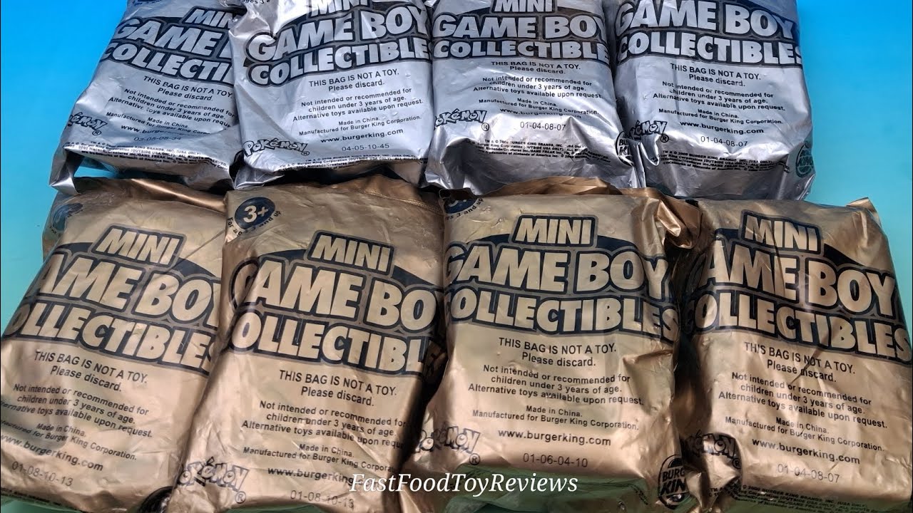 Burger King Pokemon Game Boys: 2000 Blind Bag Secrets Revealed