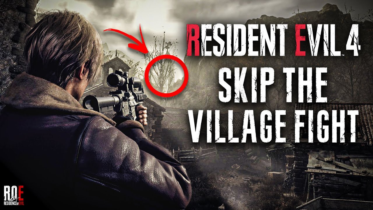 RE4 Remake: Skip Village Fight with Church Bell Trick