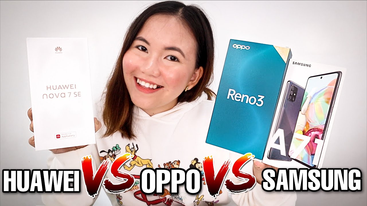 Samsung A71 vs Huawei Nova 7 SE vs Oppo Reno3: Best Mid-Range Phone?