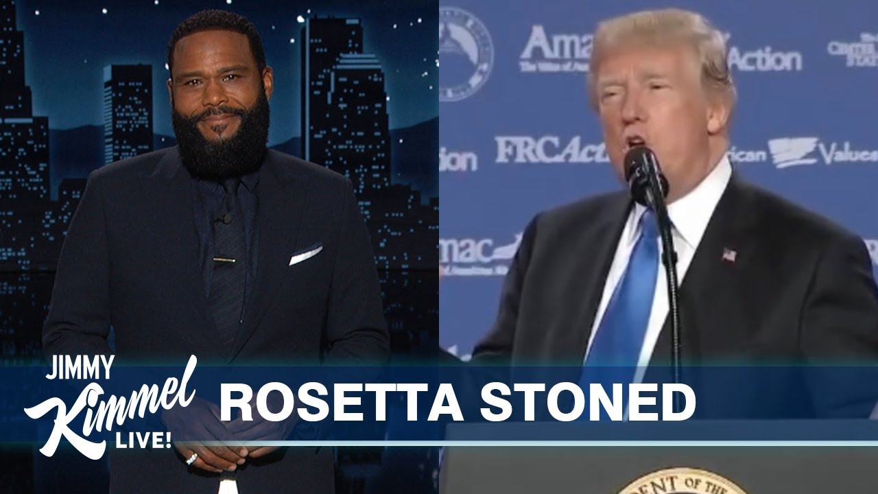 Anthony Anderson Jimmy Kimmel Hosting Highlights & Viral Moments