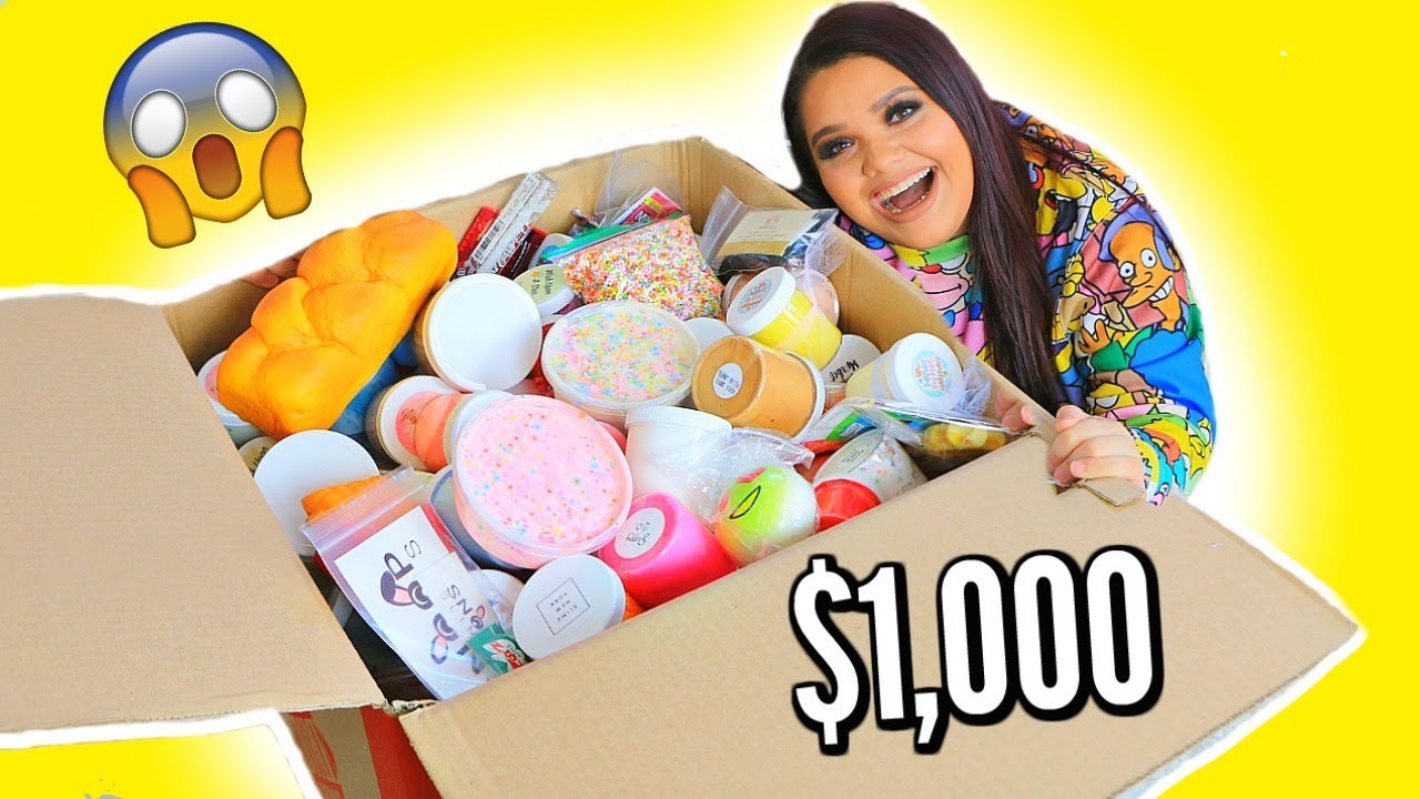 Top Slime Shops Revealed: $1,000 Mystery Box Unboxing & Review