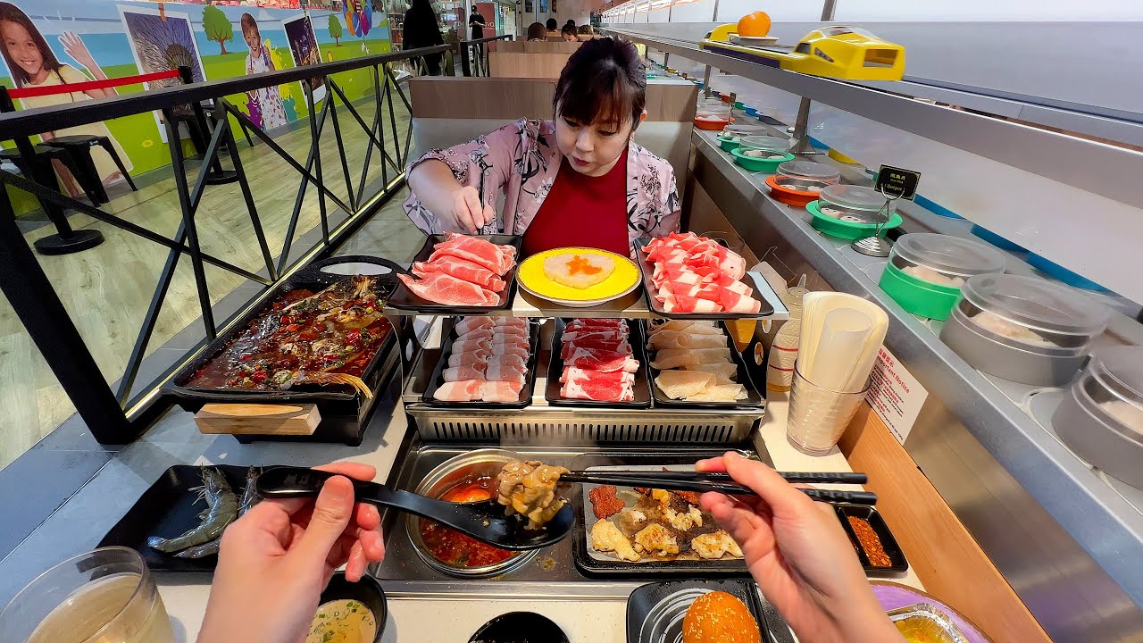 Ultimate Hotpot BBQ Buffet Guide: Conveyor Belt to Train Delivery