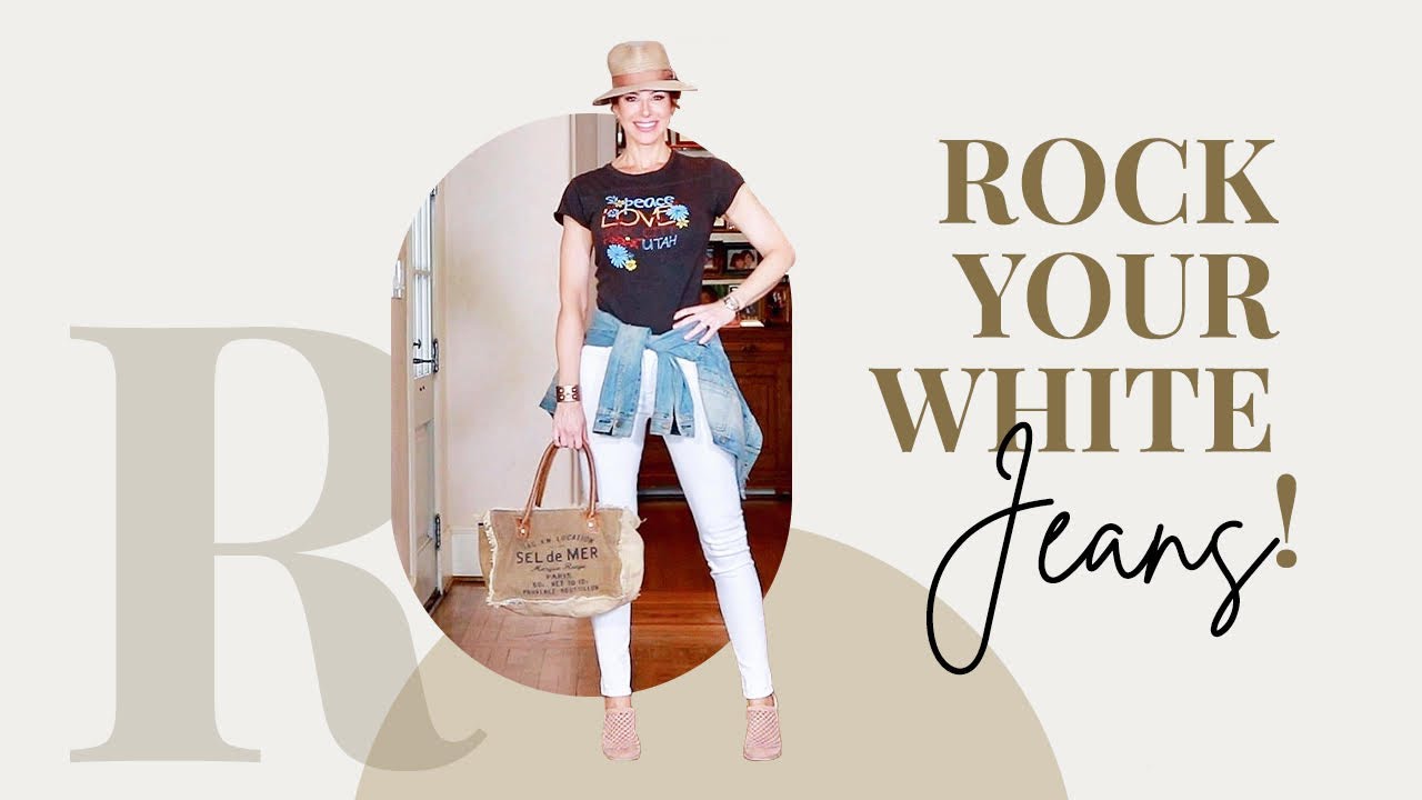 3 White Jeans Styles: Sophisticated Outfits for Women 40+