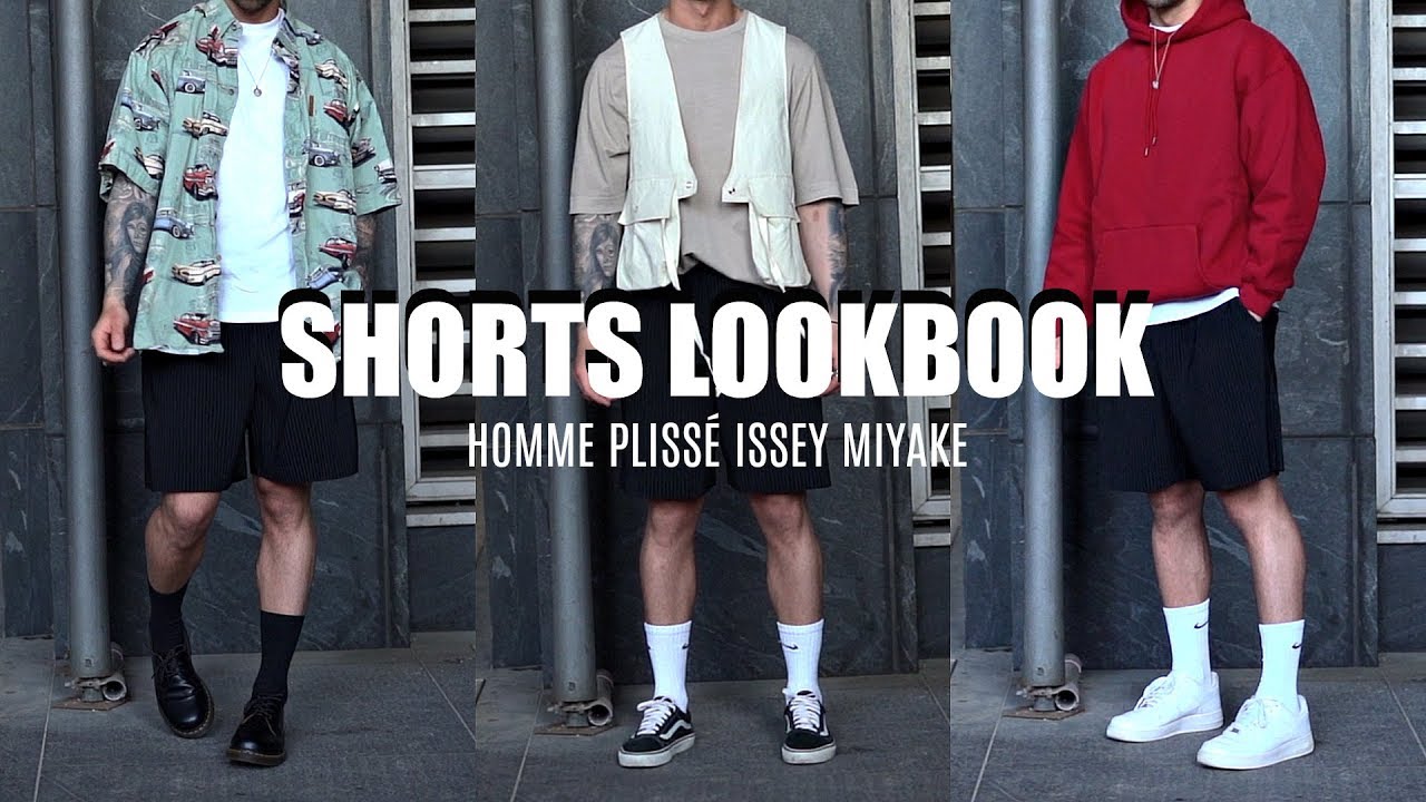3 Summer Outfits with Issey Miyake Pleated Shorts