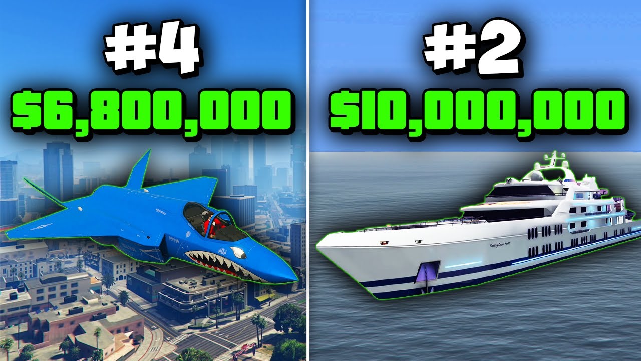 Top 6 Most Expensive GTA Online Items & Worth Analysis