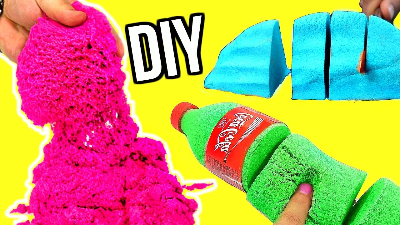 Make Perfect Kinetic Sand with Slime Method in 5 Minutes