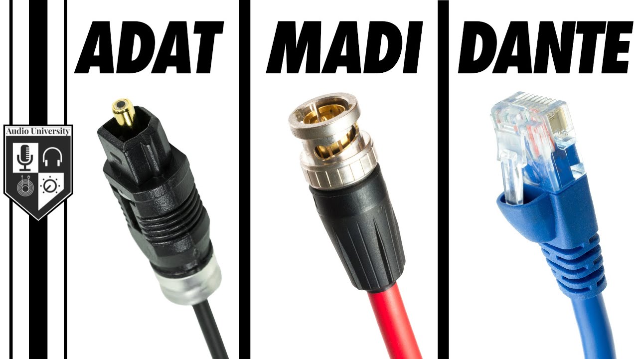ADAT vs MADI vs Dante: Expand Your Audio I/O Like a Pro