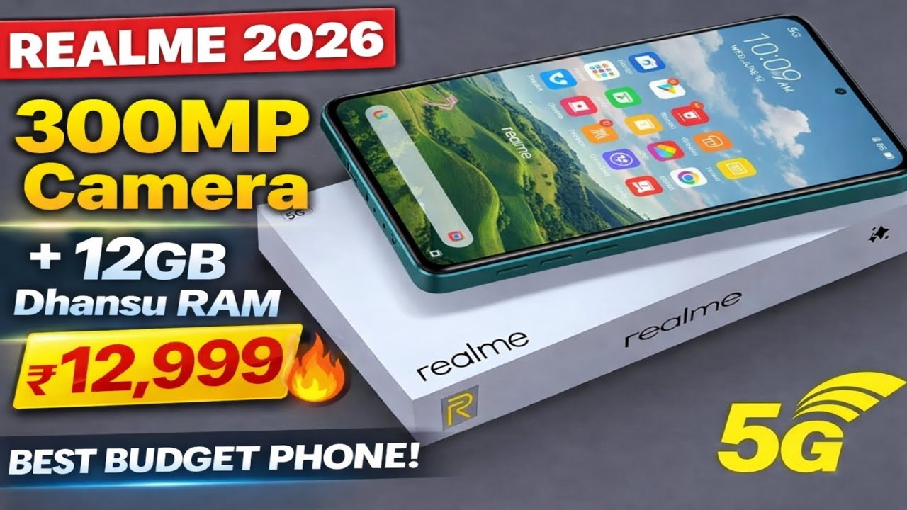 Realme Premium 2026 Review: 300MP Camera & 12GB RAM at ₹12,999