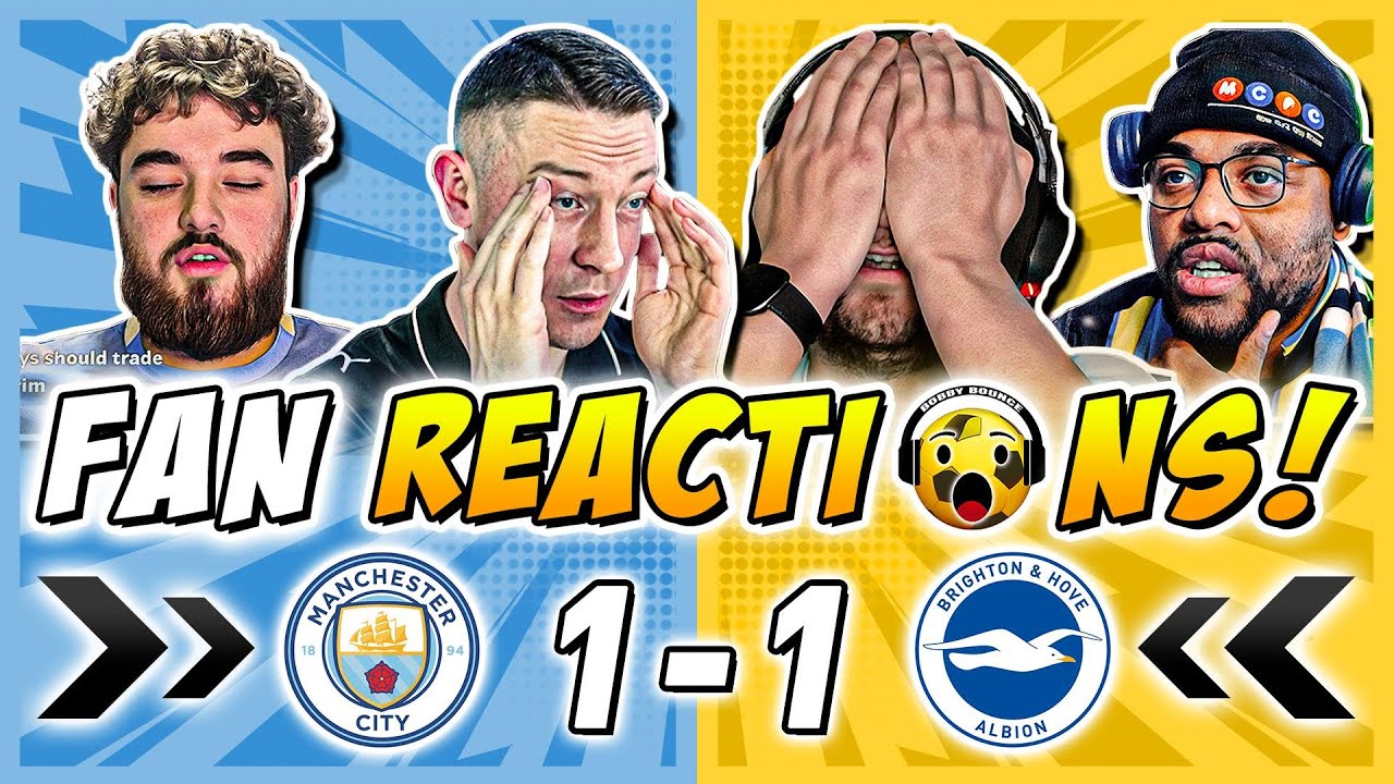 Man City's Title Hopes Dwindle After Brighton Draw