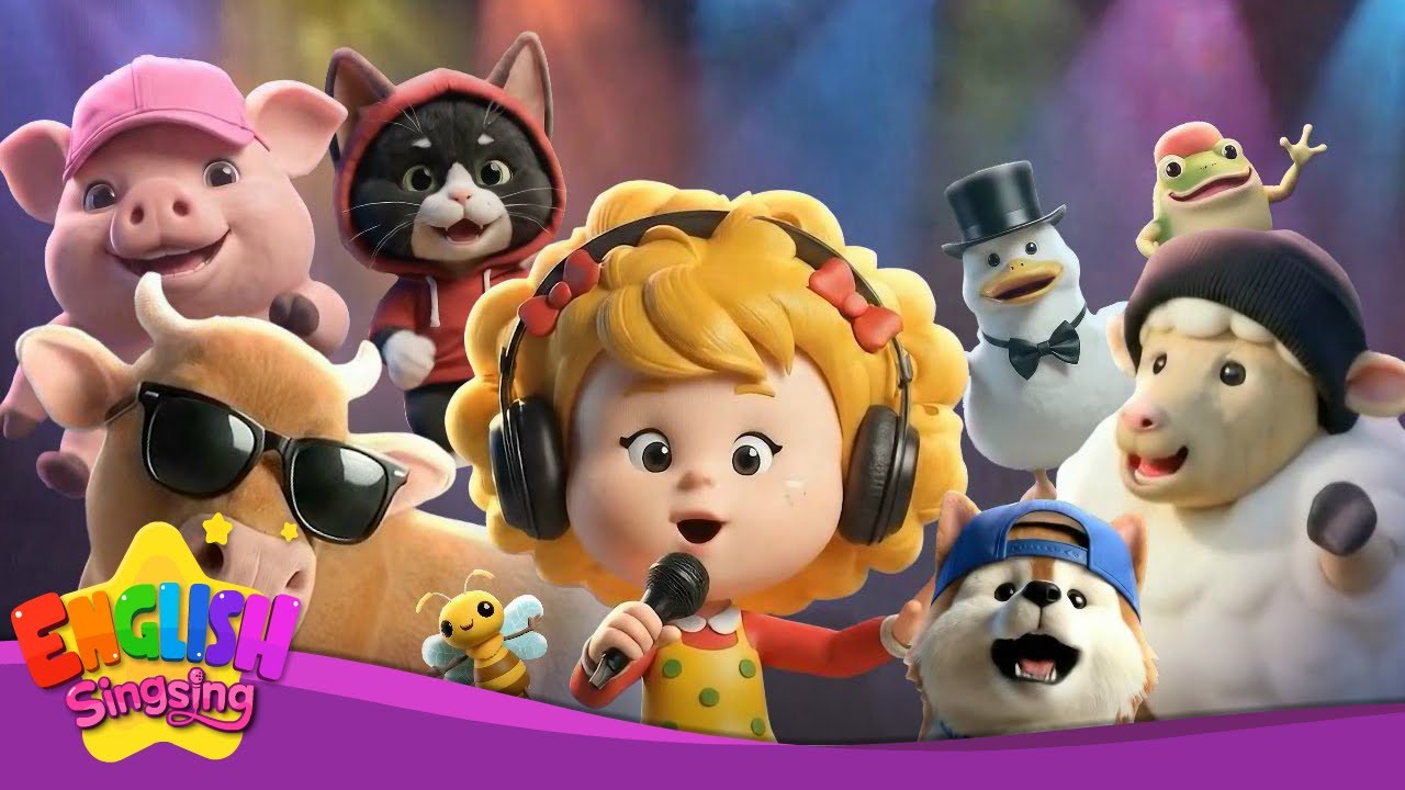 Animal Sounds Song for Kids: Learn & Sing Along Fun