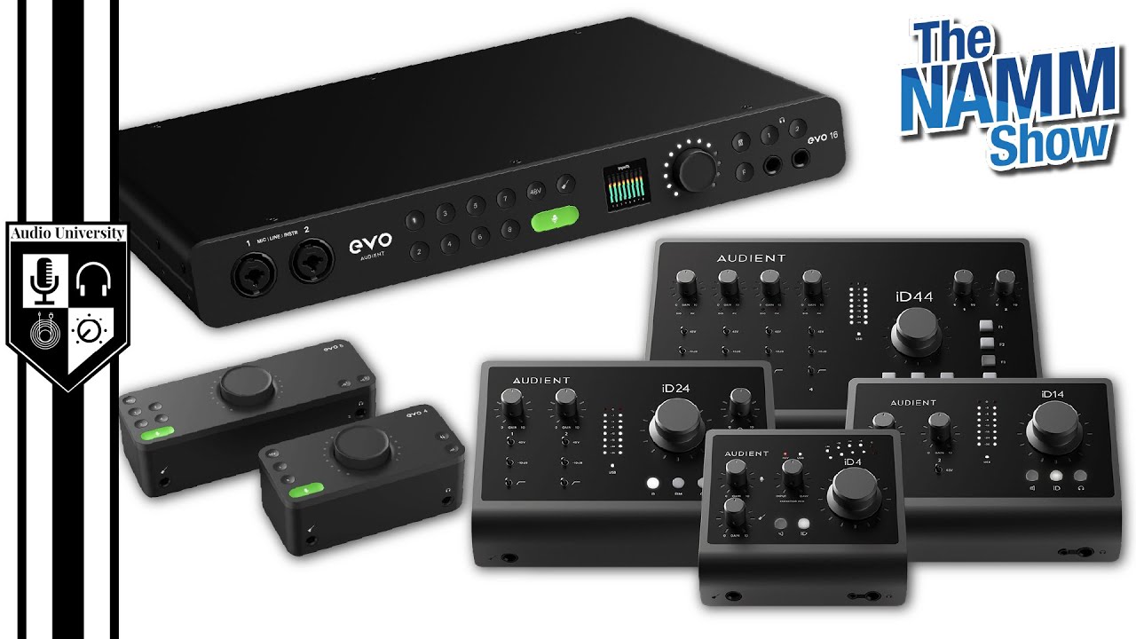 Audient Evo & ID Series: Smart Recording Interfaces Explained