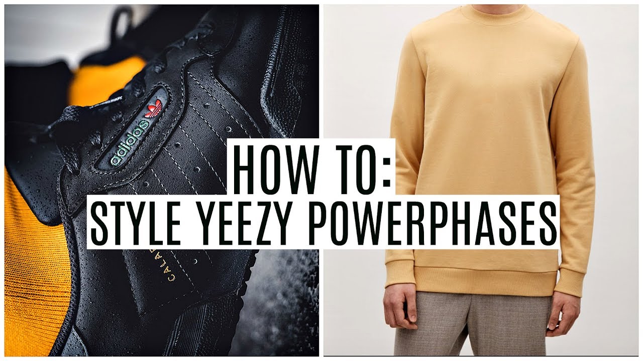 How to Style Black Yeezy Powerphase: 3 Minimalist Outfits