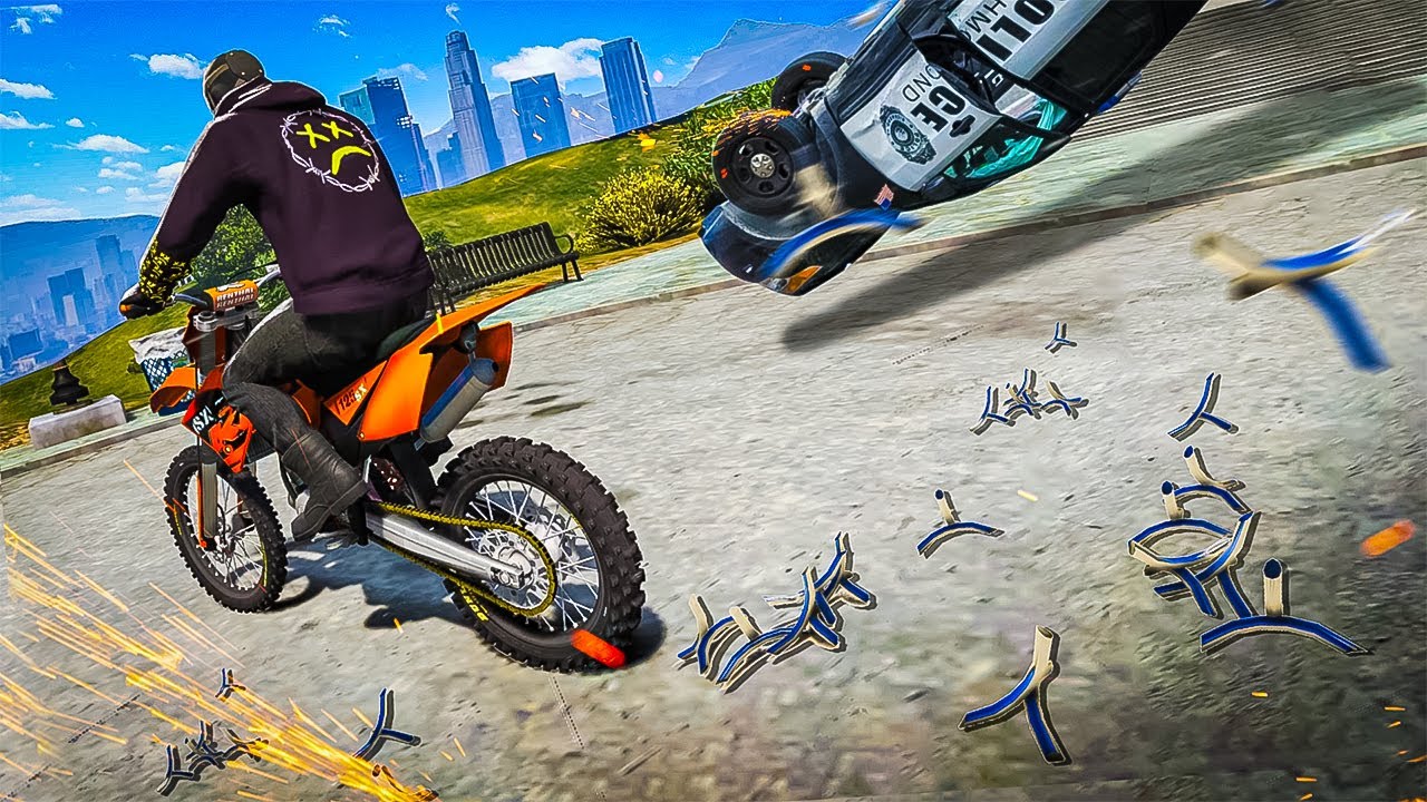 Master GTA Police Chases: Bike Escape Tactics & Spike Strips