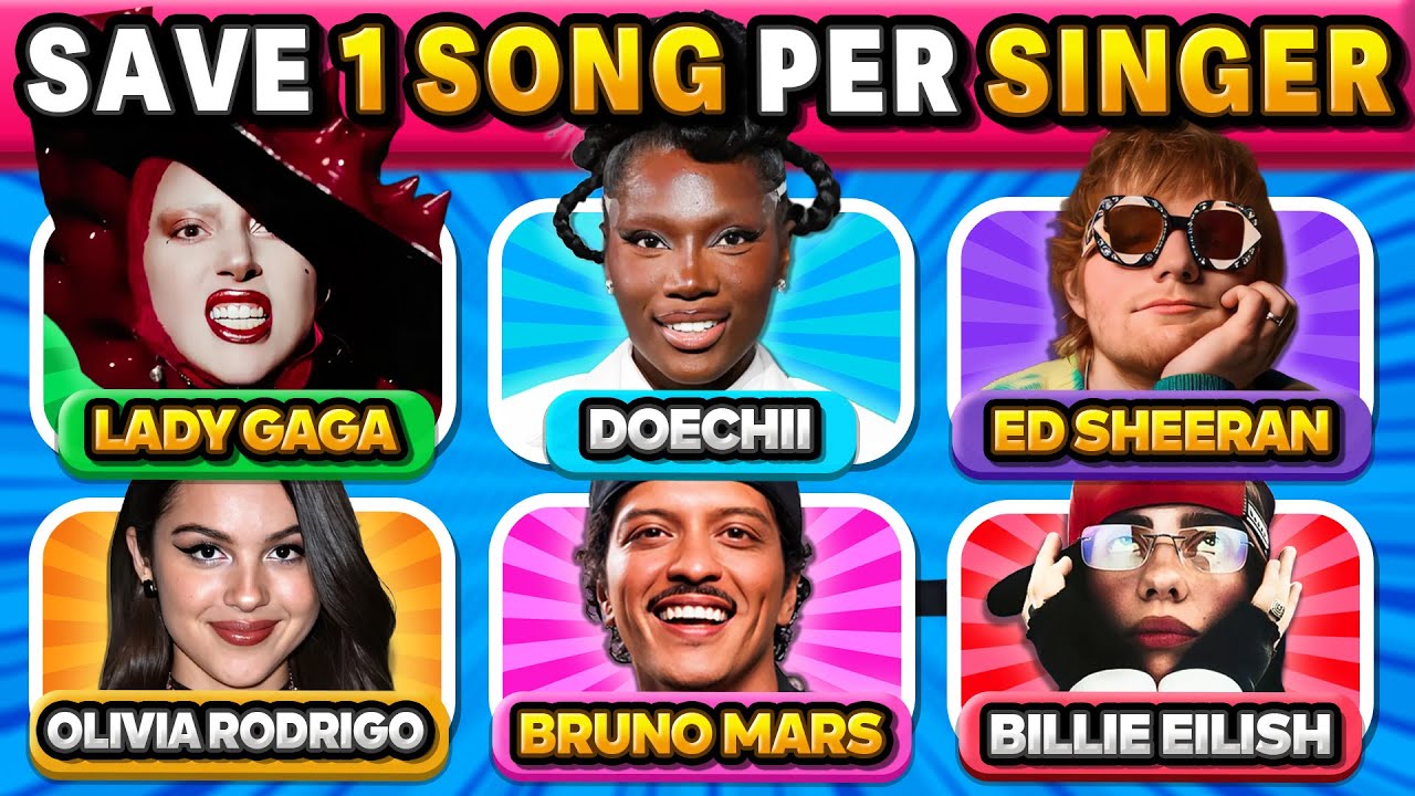 Save One Song From Each Artist: Ultimate Music Taste Challenge