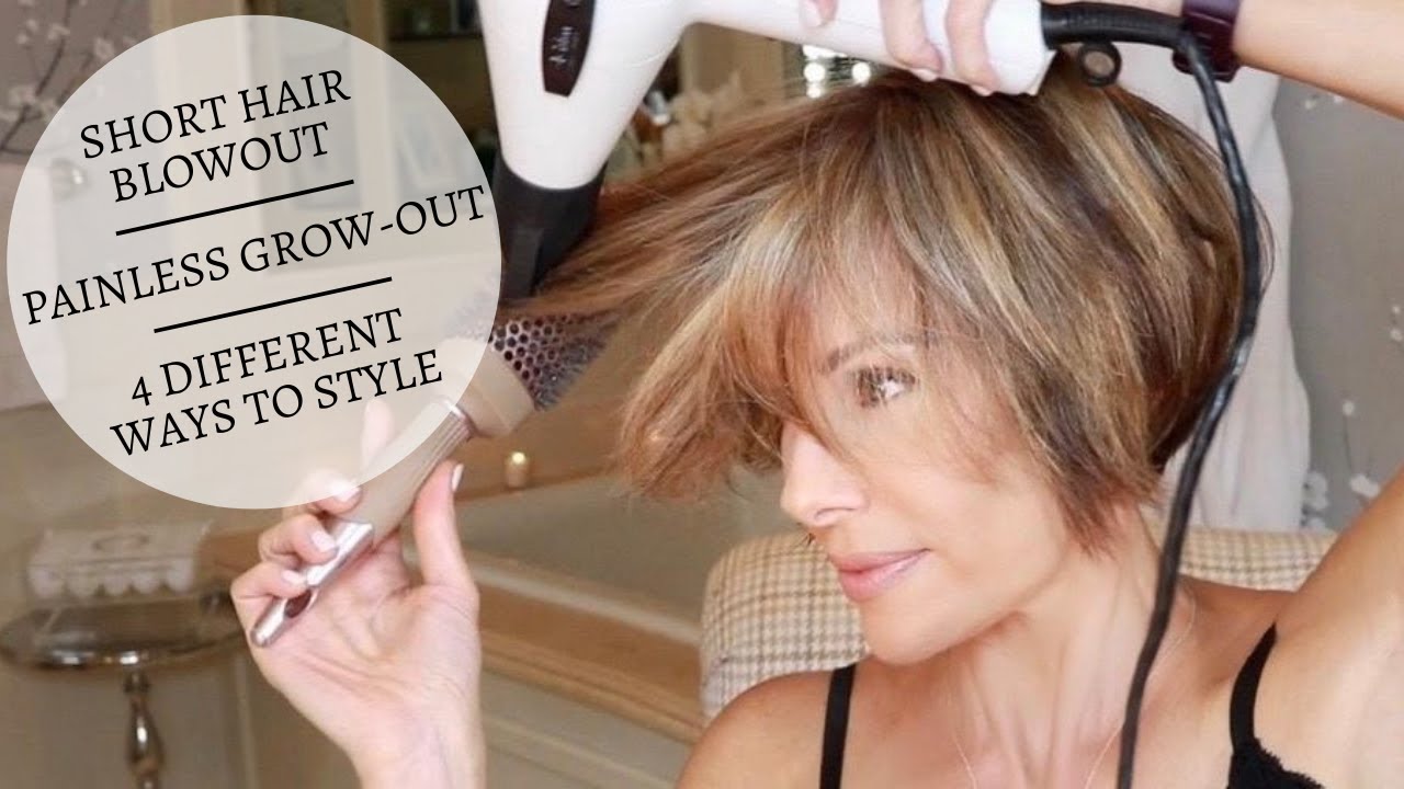 Short Hair Blowout: 4 Modern Styles for Pixie-to-Bob Growth
