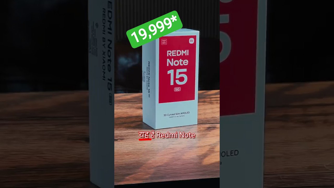Redmi Note 15 Unboxing: Hands-On Review & Key Specs