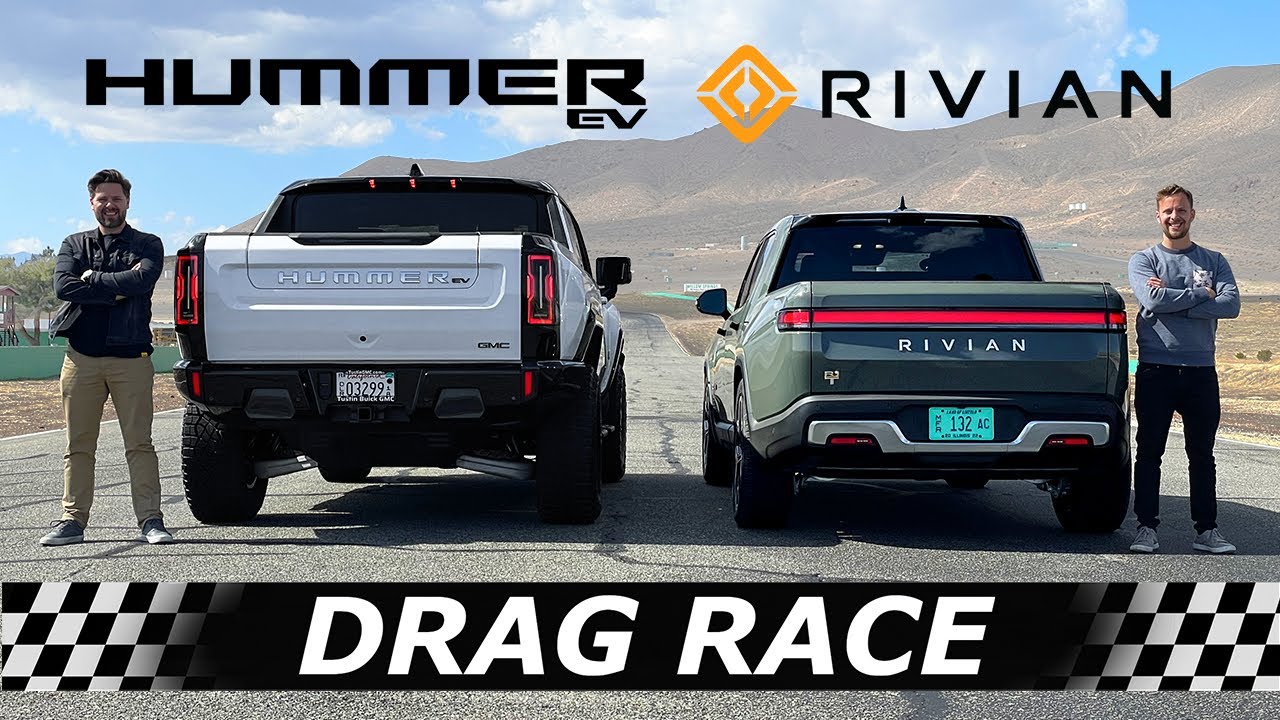 Rivian R1T vs Hummer EV Drag Race: Acceleration & Limits Tested