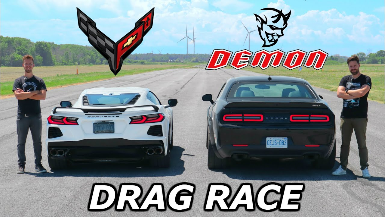 C8 Corvette vs Dodge Demon Drag Race: Underdog Victory Analysis