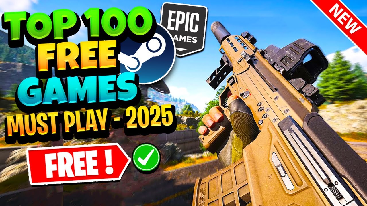 Top 100 Free PC Games to Play in 2025 (No Hidden Costs)